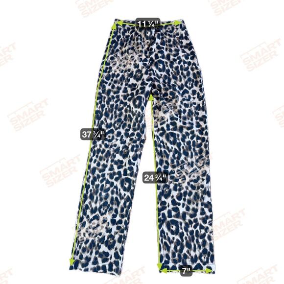 Reformation Sera Leopard High Waist Zip Straight Animal Print 0 Pant MSRP $198 - Picture 5 of 7